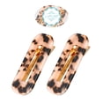 thumbnail image 3 of Miangastore 2 Pcs Pinces à Cheveux à l'Acide Acétique Barrettes Léopard pour Femmes Filles, 3 of 9