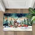 thumbnail image 4 of Merry Christmas Santa Reindeer Antlers English Springer Spaniel Sleigh Xmas Winter Holiday Doormat Springers Dog Lover Gifts Indoor Outdoor Welcome Mat - 00023, 4 of 5