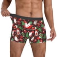 thumbnail image 2 of Cauagu Merry Christmas1 Print Boxer Briefs for Men,Comfortable Breathable Men's Underwear Moisture Wicking Underpants -Large, 2 of 8