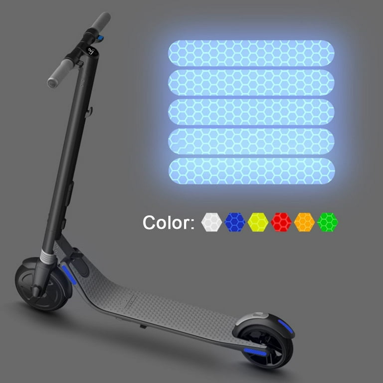 Yannee 5 Pcs Reflective Stickers for Ninebot ES1 E ES3 ES4 E22 E25 Electric Scooter
