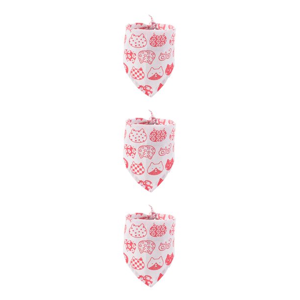 Methold Bufanda triangular para mascotas, bufanda de algodón, cuello portátil, bonita decoración de moda, toallas ajustables, pañuelo para el cuello, Type1 NO1 Methold CBP281005