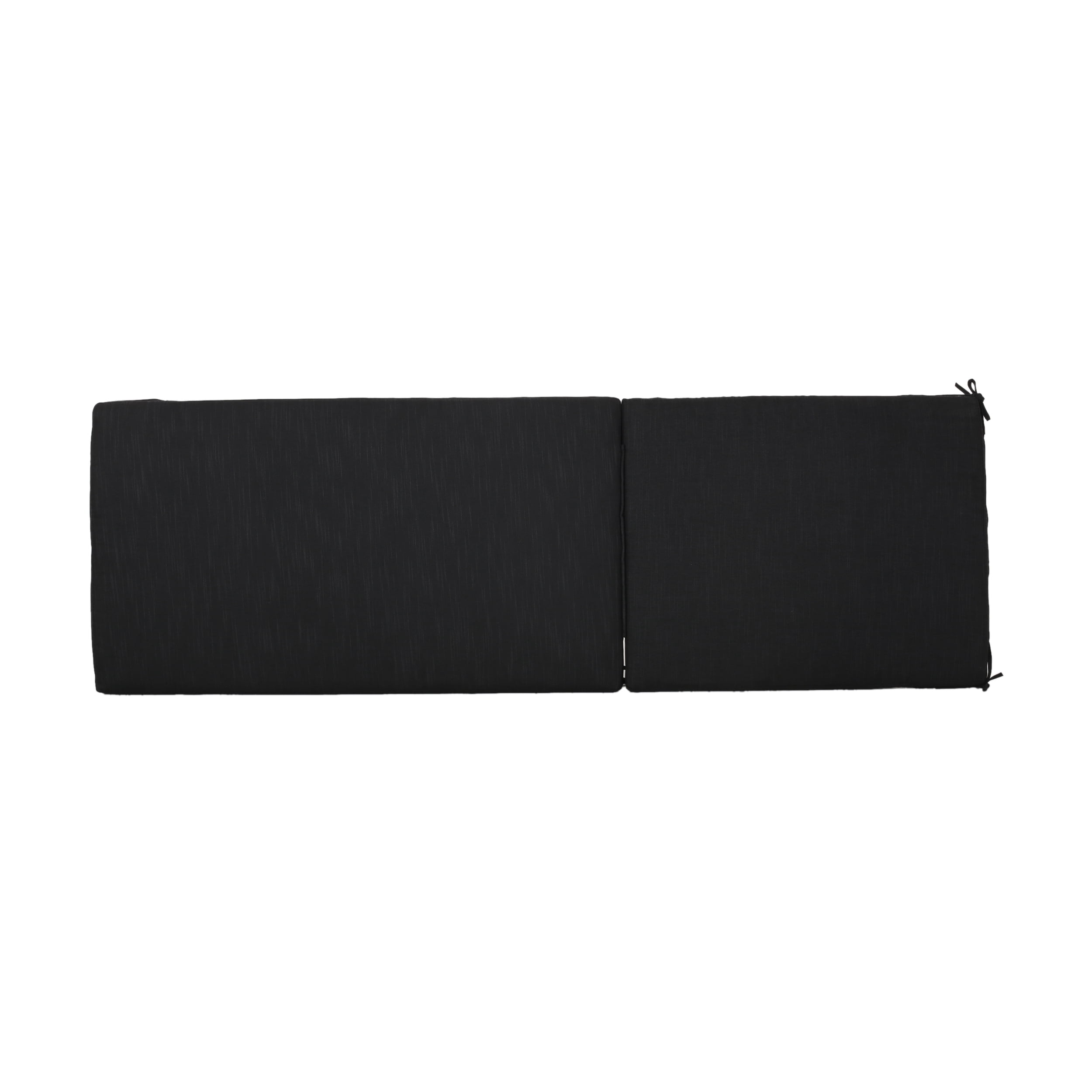 Bridget Outdoor Fabric Lounge Cushion, Set of 2, Dark Gray