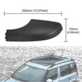 thumbnail image 2 of For Skoda Yeti Suv Front Rear Roof Rack Rail End Bar Cover Cap Shell Protection Black-In stock, 2 of 5