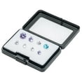 thumbnail image 3 of Rectangle Small Loose Gemstone Display Box with Top Lids Black, 3 of 7