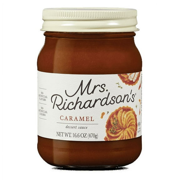 Mrs Richardson's Butterscotch Caramel, 17-Ounce (Pack of 6)