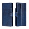 thumbnail image 2 of Galaxy A71(4G) Case, Allytech Premium PU Leather Shockproof 9 Cards Slots Flip Folio Full Protection Impact Resistant Wallet Case TPU Back Cover for Samsung Galaxy A71(4G), Blue, 2 of 10