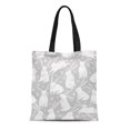 thumbnail image 1 of POGLIP Canvas Tote Bag Gray Pattern Rabbit Bunny Baby Cartoon Cute Easter Reusable Shoulder Grocery Shopping Bags Handbag, 1 of 1