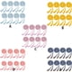 thumbnail image 2 of Guardurnaity Paquete de 8 cordones largos de graduación en azul claro y blanco para cordones de honor de graduación 2025. Disfraces de disfraces do, 2 of 6