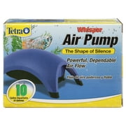 Tetra Whisper Air Pump up to 10 Gallons, for Aquariums, Powerful Airflow, Blue