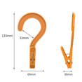 thumbnail image 2 of 12PCS Laundry Hooks Boot Hangers Plastic Clothes Pins Hanger Clips,Orange, 2 of 4