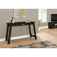thumbnail image 2 of Contemporary Home Living 42" Cappuccino Brown Contemporary Rectangular Computer Desk with Storage, 2 of 4