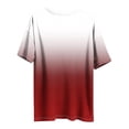 thumbnail image 5 of Generic Womens Oversized T Shirts Loose Fit Short Sleeve Tees V Neck Color Block Summer Tops 2026 Summer Fashion, 5 of 5