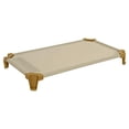 thumbnail image 2 of Wood Designs 87835TN Toddler Cot Set of 5 Factory Assembled- Tan & 6 White Toddler Cotton Cot Sheets, 2 of 5