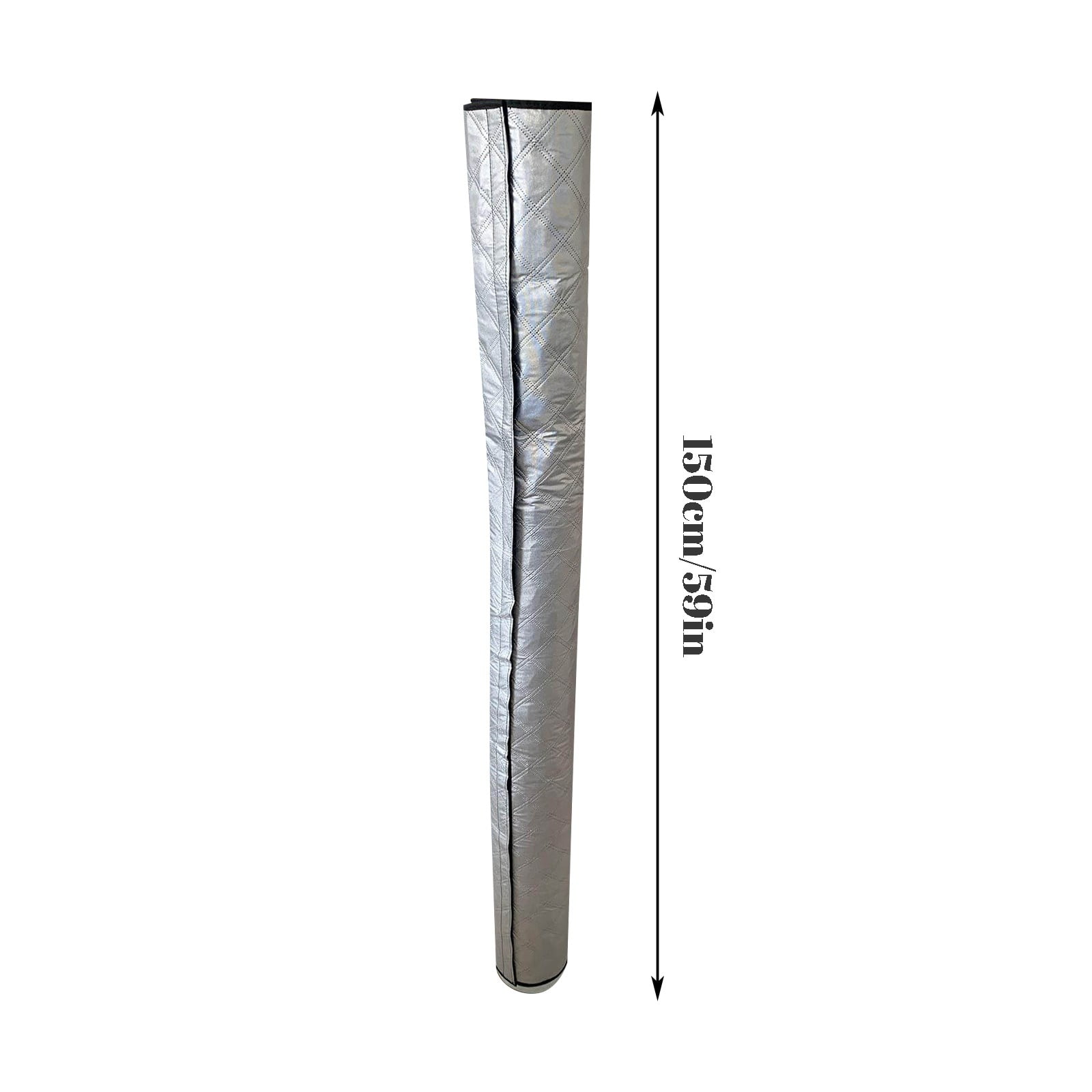 Portable AC Exhaust Hose Insulation Cover, 5-5.9 Inch Thermal Sleeve, 5ft Universal Fabric Wrap for Vent Pipes, 59 Inch