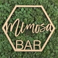 thumbnail image 2 of Koyal Wholesale Wood Mimosa Bar Sign, Party Banner, Decorations For Wedding Bridal Shower Ladies Brunch Birthday, 2 of 3