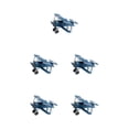 thumbnail image 1 of Wosthever Modelo de hierro, adorno de estilo retro, regalo para entusiastas del vuelo, etc. Decoración de avión de metal azul Type2 NO2, 1 of 6