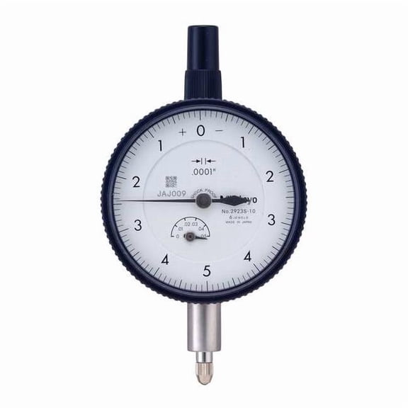 Mitutoyo Dial Indicator,0 to 0.050 In,0-5-0 2923AB-10