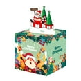 thumbnail image 2 of Caja de cajón de dinero en efectivo de Navidad | Caja de regalo para fiestas festivas con cierre de cremallera | Diseño de Medias Rojas | Organizador de ahorros seguros | Incluye tarjeta, 50 bolsas,, 2 of 8