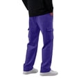 thumbnail image 6 of UDAUDU Mens Baggy Sweatpants Wide Leg Comfortable Cargo Sweatpants with Pockets Casual Lounge High Elastic Waisted Fall Winter Pants Purple L, 6 of 9