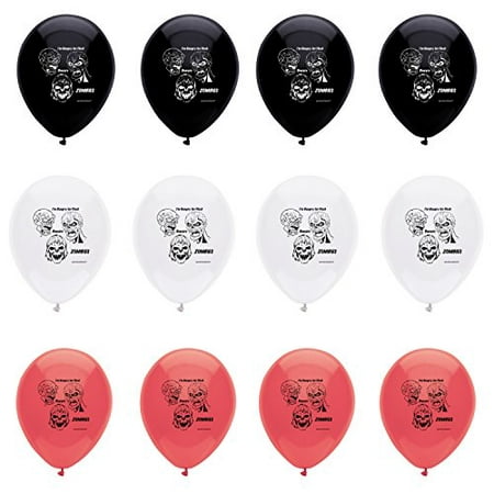 Zombies Party Supplies Scary Gross Zombies Latex Balloons 12 count MADE IN USA
