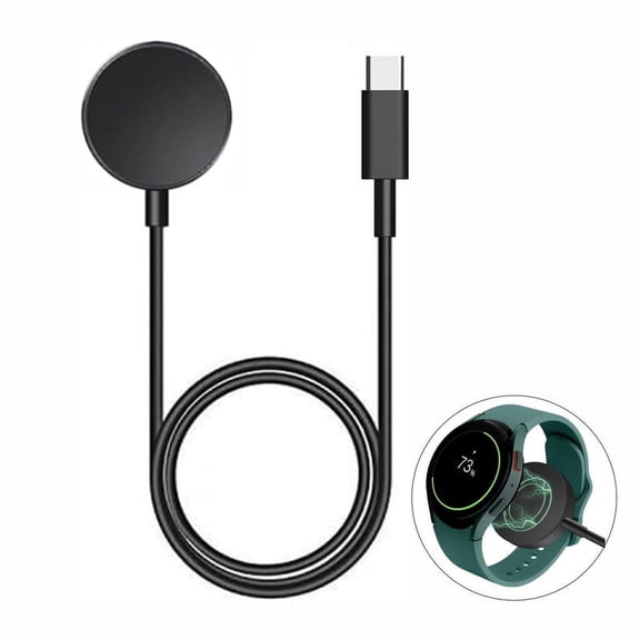 Charger for Samsung Galaxy Watch 6/6 Classic/5/5 Pro/4/4 Classic/3/Active 2/Active, Replacement Smart Watch Charging Cable (USB Type C)