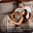 thumbnail image 4 of Juego de Fundas de Almohada Bare Home Colección Premium 1800 Doble Cepillado Ultra Suave Gris Topo 2 Unidades, 4 of 7
