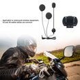 thumbnail image 4 of Auriculares intercomunicadores compatibles con Bluetooth para casco de motocicleta Clip de micrófono para V4 V6 Ndcxsfigh Accesorios para autos y motos, 4 of 8