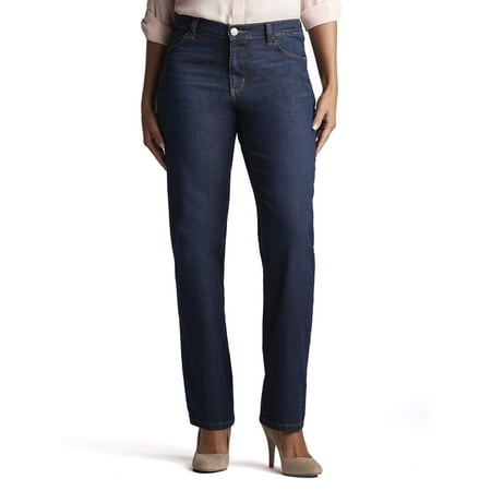 LEE Women's Relaxed Fit Straight Leg Jean, Verona, 16 Short | Walmart ...