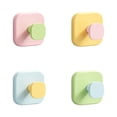 thumbnail image 2 of Suction Cup Wall Hook No Drill Bathroom Kitchen Organizer Hook For Towels Clothes Keys Accessories Storage Rack Reusable Strong Load Bearing Wall Mounted Space Saving Hook, 2 of 7