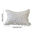 thumbnail image 3 of Gumesh Bow Print Pillowcase, Cloud-Touch Double Layer with Yarn Lining & Cotton Edging, Ultra Soft Bedding for Home Decor, 3 of 6