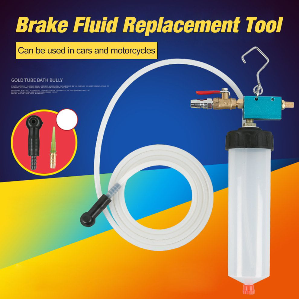Car Brake Fluid Oil Change Replcement Kit 1.4L Brake Bleeding Pump Emptying Tool 