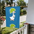 thumbnail image 5 of Easygdp Goose Holding an Umbrella Garden Flag Yard Flag Welcome Flag, Double-Sided, Weather Resistant for Outdoor Decor - 28"x40", 5 of 9