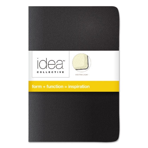 TOPS 56876 Idea Collective Journal, Soft Cover, 1 Subject, Wide/legal Rule, Assorted Covers, 5.5 X 3.5, 40 Sheets, 2/pack