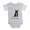 Heather Gray, variant on CafePress - French Bulldog Life - Cute Infant Baby Football Bodysuit