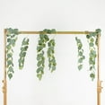 thumbnail image 3 of Balsa Circle 3 Green 41" Silk Eucalyptus Leaves Hanging Artificial Plant Stems Party Events Decorations, 3 of 7