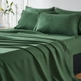 thumbnail image 3 of Davulos King Comforter Set,7 Pieces Bedding Comforter Sets King Size Dark Green Bed in a Bag for All Season, 3 of 6