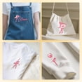 thumbnail image 6 of 22Pcs Ballet Dancer Water Soluble Hand Sewing Stabilizers 8.3"x11.7" Ballerina Embroidery Pattern Stabilizer 4 Sheets Ballet Dance Stick and Stitch Embroidery Paper Sticker White, 6 of 8