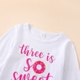 thumbnail image 3 of Okbabeha Baby Girl First Birthday Outfit Sweet One Long Sleeve Shirt Top+Long Pants+Headband Set 1st Birthday Clothes 3Pcs, 3 of 7