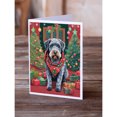 thumbnail image 2 of German Wirehaired Pointer Christmas Greeting Cards Pack of 8 7 in x 5 in, 2 of 3