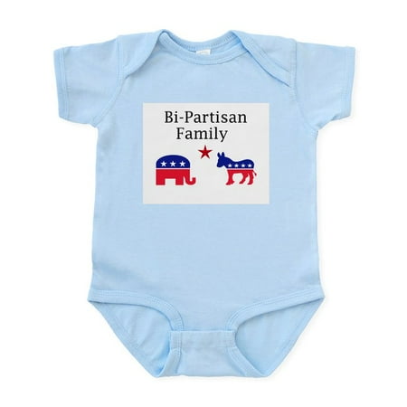 

CafePress - Bi Partisan Infant Bodysuit - Baby Light Bodysuit Size Newborn - 24 Months