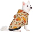 thumbnail image 2 of Fotbe Fall Autumn Sudadera con Estampado para Perros Pequeños – Suéter con Capucha para Mascotas, Tela Suave de Forro Polar con Bolsillo-Small, 2 of 7