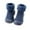 Blue, variant on LowProfile Baby Socks Kids Toddler Boys Girls Solid Warm Knit Soft Sole Rubber Shoes Sock Slipper Stocking