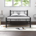 thumbnail image 3 of Metal Heavy Duty Metal Bed Frame Platform Bed with Headboard and Footboard Twin, 3 of 5