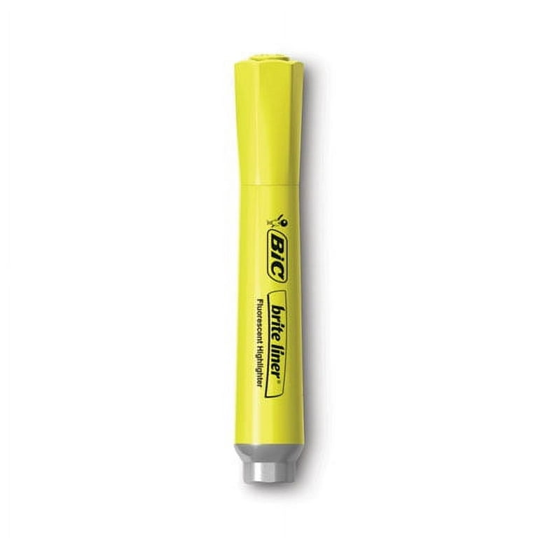 Brite Liner Tank-Style Highlighter Value Pack, Yellow Ink, Chisel Tip, Yellow/Black Barrel, 36/Pack Brite Liner Tank-Style Highlighter Value Pack, Yellow Ink, Chisel Tip, Yellow/Black Barrel, 36/Pack