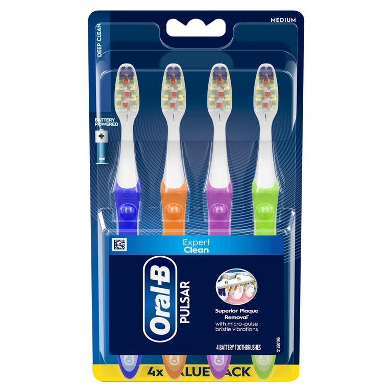 Oral-B Expert Clean Pulsar Battery Toothbrush, 4-Pack photo 7