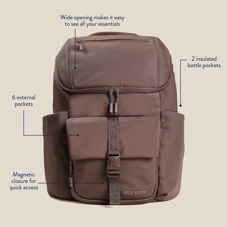 Itzy Ritzy Belong Bucket Backpack™ Mocha - Walmart.com