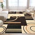 thumbnail image 1 of HOMERRY Area Rugs 5' x 7' Rug for Living Room Geometric Washable Non-Slip Indoor Carpet for Home Decor, Blue, 1 of 5