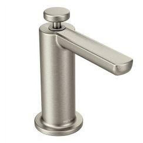 Moen Brushed Gold Modern Deck Mounted Kitchen Soap Dispenser with Above-the-Sink Refillable Bottle, S3947BG