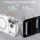 thumbnail image 5 of Funda BENTOBEN para iPhone 17 Pro de 6.3 pulgadas con purpurina transparente MagSafe, 5 of 8