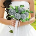 25 Pcs Simulated Hydrangeas 7cm Diameter Artificial Flower with Long